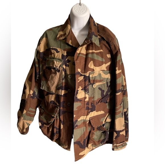 Jackets & Blazers - ARMY COAT. Small-Regular. BL/RD5
